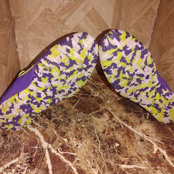 Nike Purple and Neon Green Athletic Shoes - Picture 4 of 12